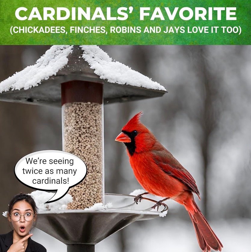 Cardinals favorite bird seed