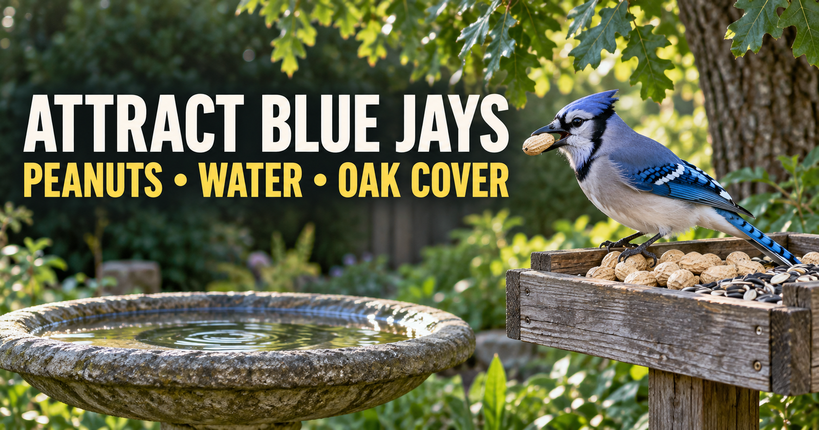 How to Attract Blue Jays to Your Yard and Keep Them Coming Back