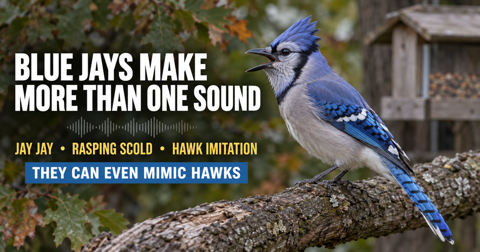 What Do Blue Jays Sound Like? It’s Not Just That Loud Scream